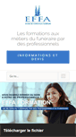 Mobile Screenshot of effa-formation.com